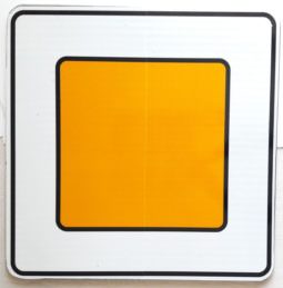 Чехол на квадратный дорожный знак